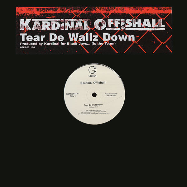 Kardinal Offishall - Tear De Wallz Down - Used Vinyl Record