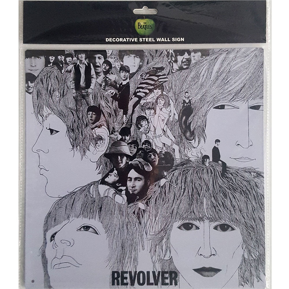 Beatles - Steel Wall Sign: Revolver - keyrings - One Size