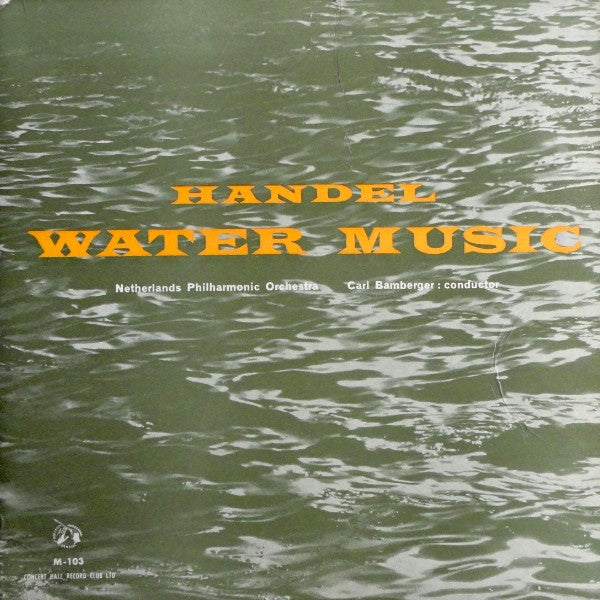 Georg Friedrich Hand - Water Music - Used Vinyl Record 10"