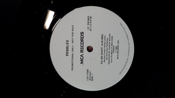 Pebbles - Do Me Right - Used Vinyl Record 12"