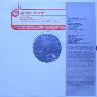 Lionel Rogg - Les Virginalistes - Used Vinyl Record