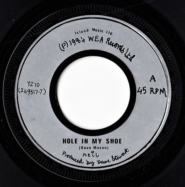 Neil - Hole In My Shoe - Used Vinyl Record 7"