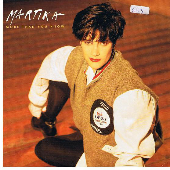 Martika - More Than You Know - Used Vinyl Record 7"
