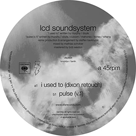 LCD SOUNDSYSTEM - I USED TO - Vinyl Record 12" RECORD