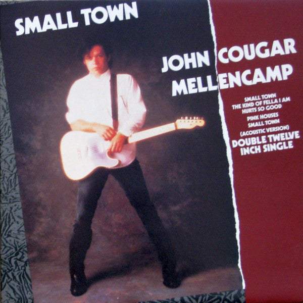 John Cougar Mellenca - Small Town - Used Vinyl Record 12"
