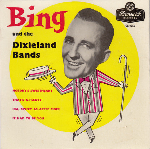 Bing Crosby - Bing And The Dixieland Bands - Used Vinyl Record 7"