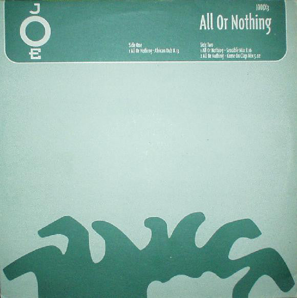 Joe - All Or Nothing - Used Vinyl Record 12"