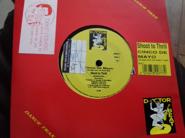 Shoot To Thrill - Cinco De Mayo - Used Vinyl Record 7"