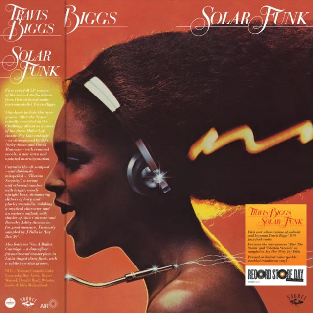 TRAVIS BIGGS - SOLAR FUNK - Vinyl Record