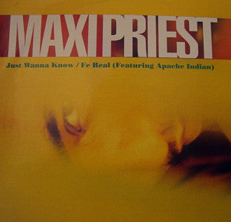Maxi Priest - Just Wanna Know - Used Vinyl Record 12"