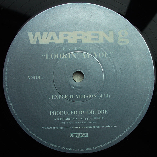 Warren G - Lookin' At You - Used Vinyl Record 12"