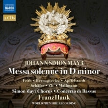 SIMON MAYR CHORUS/HA - MAYR - MESSA SOLENNE IN DMINOR - CD