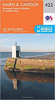 Ordnance Survey - Nairn and Cawdor : 422 - New Sheet map