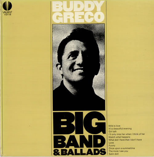 Buddy Greco - Big Band & Ballads - Used Vinyl Record Album