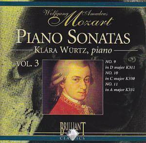 Wolfgang Amadeus Moz - Piano Sonatas Vol. 3 - Used CD