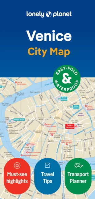 Lonely Planet - Venice City Map - New Sheet map