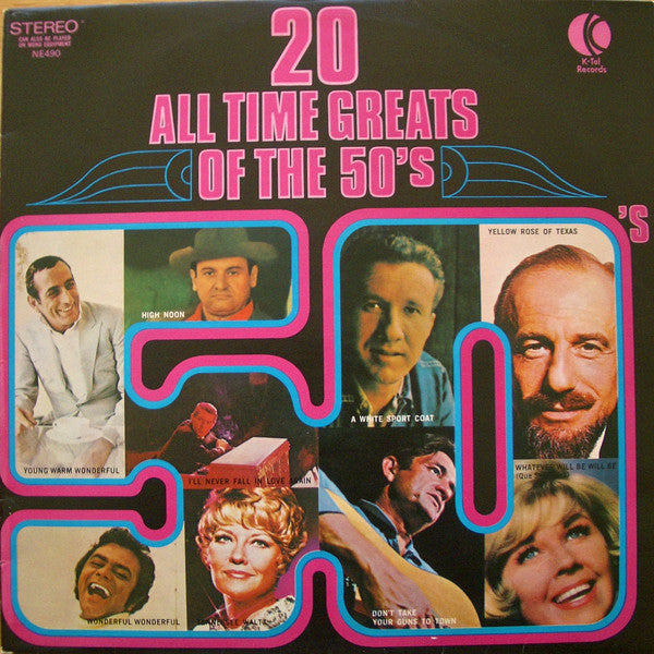 Various - 20 All Time Greats Of The 50's - Used Vinyl Record