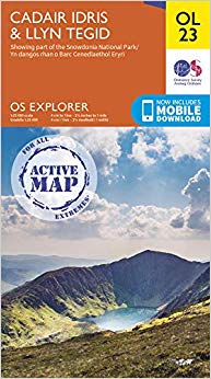 Cadair Idris & Llyn Tegid : OL23 - New Sheet map