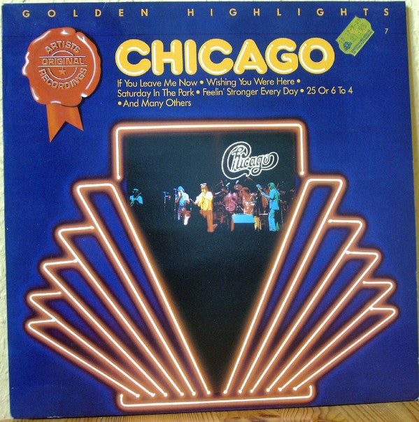 Chicago - Golden Highlights Volume 7 - Used Vinyl Record