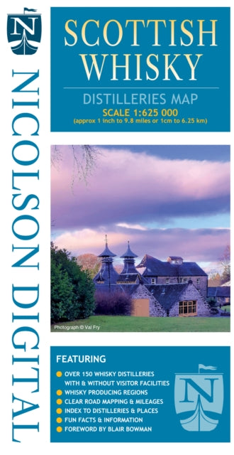 Val Fry - Nicolson Digital Scottish Whisky Distilleries Map - New Shee