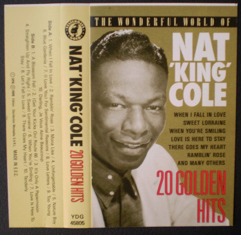 Nat King Cole - Wonderful World Of Nat 'King' Cole - 20  Golden Hits
