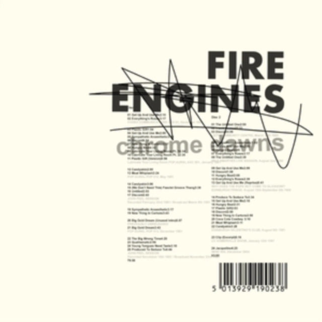 FIRE ENGINES - CHROME DAWNS 2CD EDITION 2CD  RELEASE DATE 07/06/24 (THIS