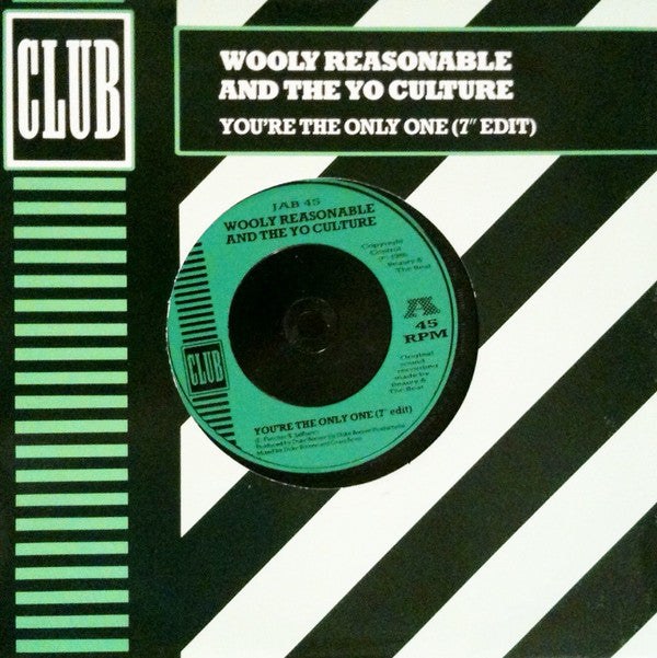 Wooly Reasonable & T - You're The Only One - Used Vinyl Record 7"