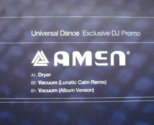 Amen - Dryer / Vacuum - Used Vinyl Record 12"