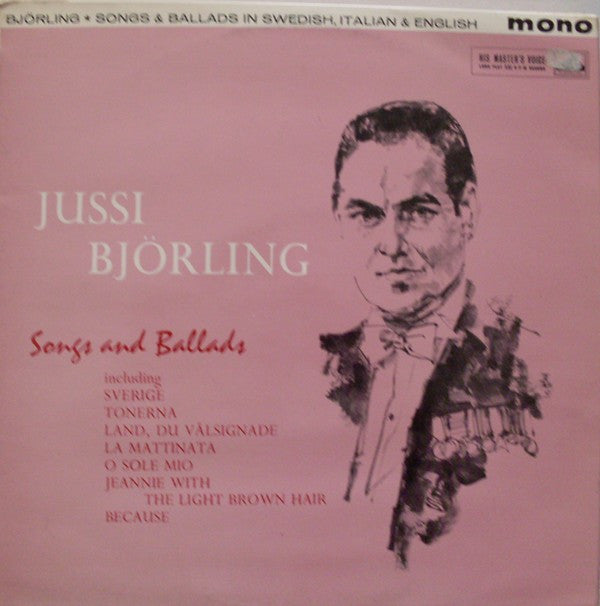 Jussi Bjorling - Songs And Ballads - Used Vinyl Record