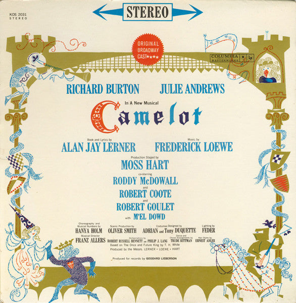 Alan Jay Lerner - Camelot (Original Broadway Cast Recording) - Used