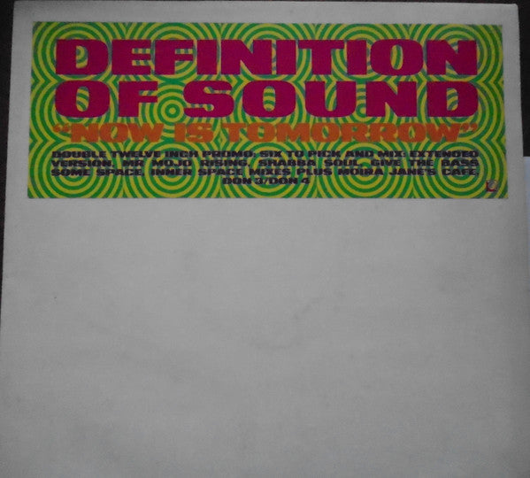 Definition Of Sound - Now Is Tomorrow - Used Vinyl Record 12"