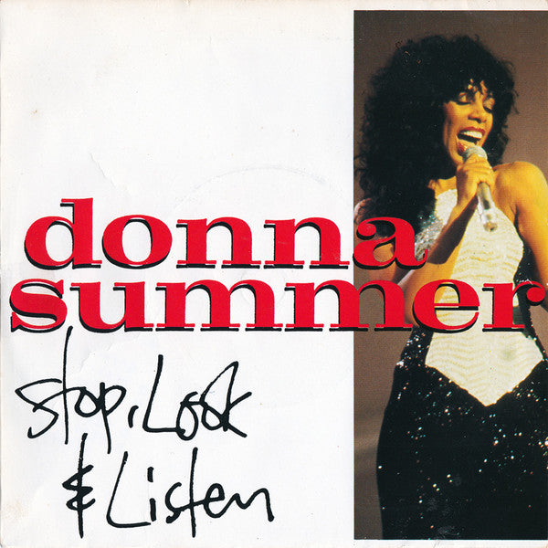 Donna Summer - Stop, Look & Listen - Used Vinyl Record 7"
