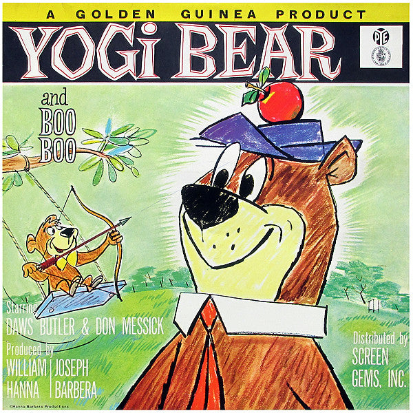 Daws Butler - Yogi Bear And Boo Boo - Used Vinyl Record