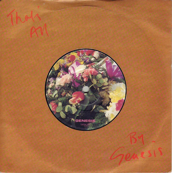 Genesis - That's All - Used Vinyl Record 7"