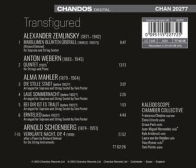 KALEIDOSCOPE CHAMBER - TRANSFIGURED - CD