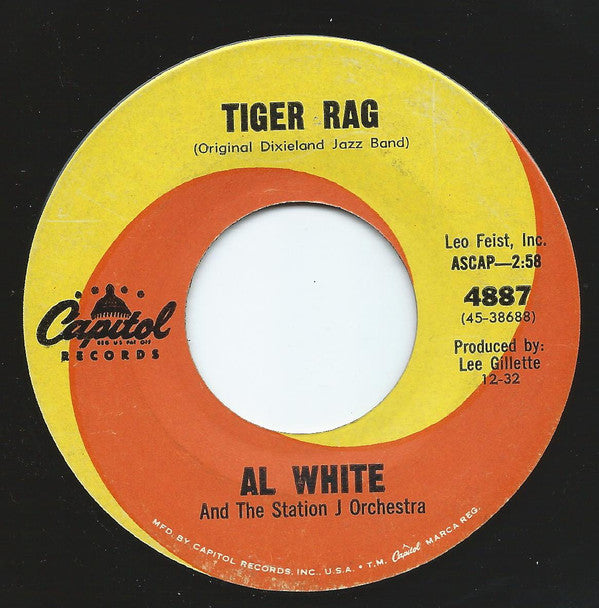 Al White And The Sta - Tiger Rag / Copenhagen - Used Vinyl Record 7"