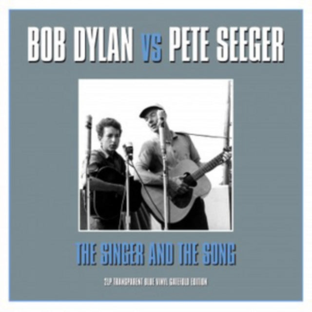 Bob Dylan vs Pete Seeger (180g) (2LP) Blue Vinyl Gatefold - Vinyl Reco