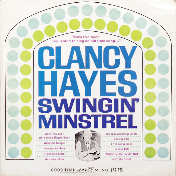 Clancy Hayes - Swingin' Minstrel - Used Vinyl Record