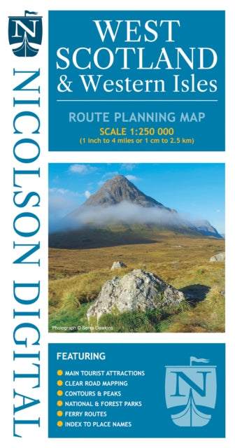 Val Fry - Nicolson West Scotland & Western Isles : Route Planning Map