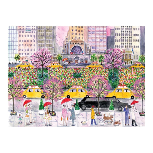 Michael Storrings Spring on Park Avenue 1000 Piece Puzzle - New Jigsaw