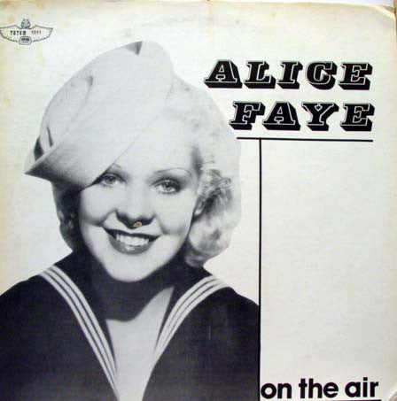 Alice Faye - On The Air - Used Vinyl Record