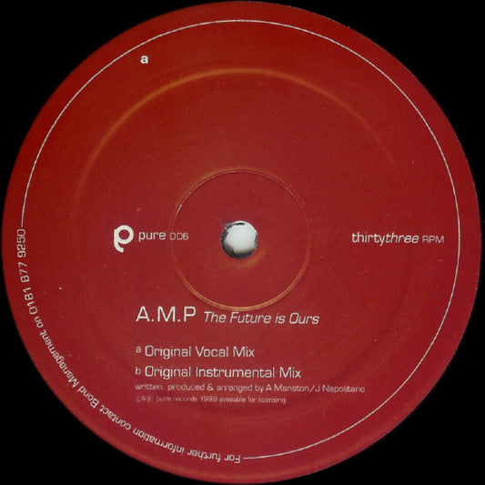 Amp - Future Is Ours - Used Vinyl Record 12"