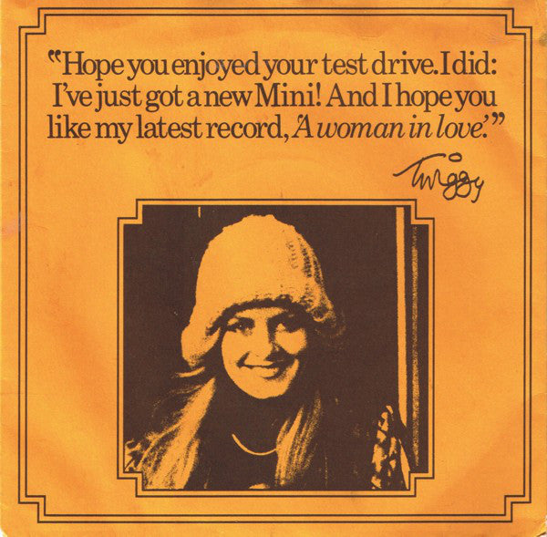Twiggy - A Woman In Love - Used Vinyl Record 7"