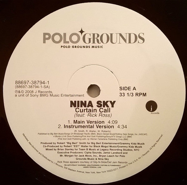 Nina Sky - Curtain Call - New Vinyl Record 12"