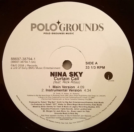 Nina Sky - Curtain Call - New Vinyl Record 12"
