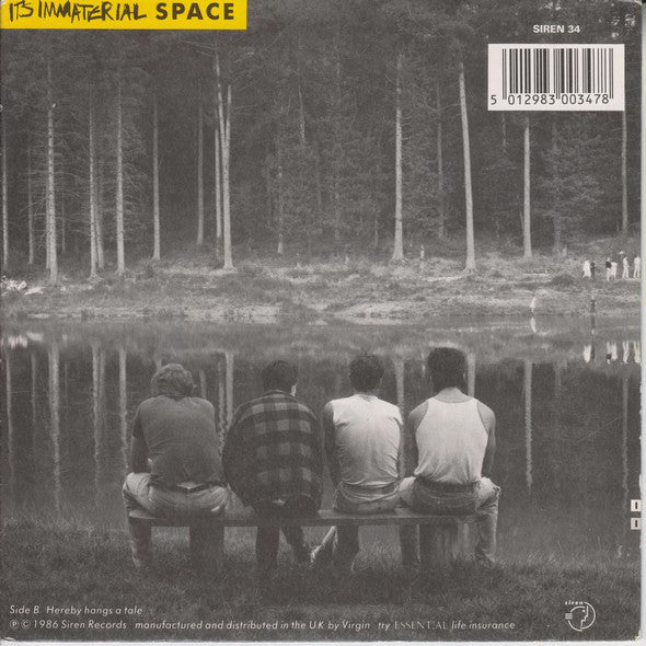 It's Immaterial - Space - Used Vinyl Record 7"