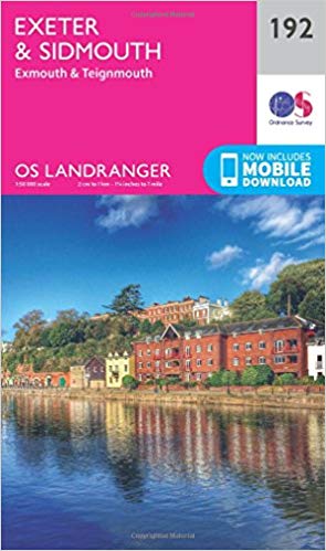 Ordnance Survey - Exeter & Sidmouth, Exmouth & Teignmouth : 192 - New
