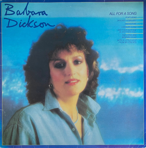 Barbara Dickson - All For A Song - Used Vinyl Record