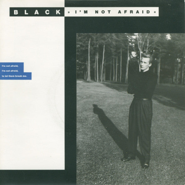 Black - I'm Not Afraid - Used Vinyl Record 7"