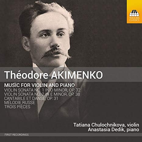 odore Akimenko - : Music for Violin and Piano - CD